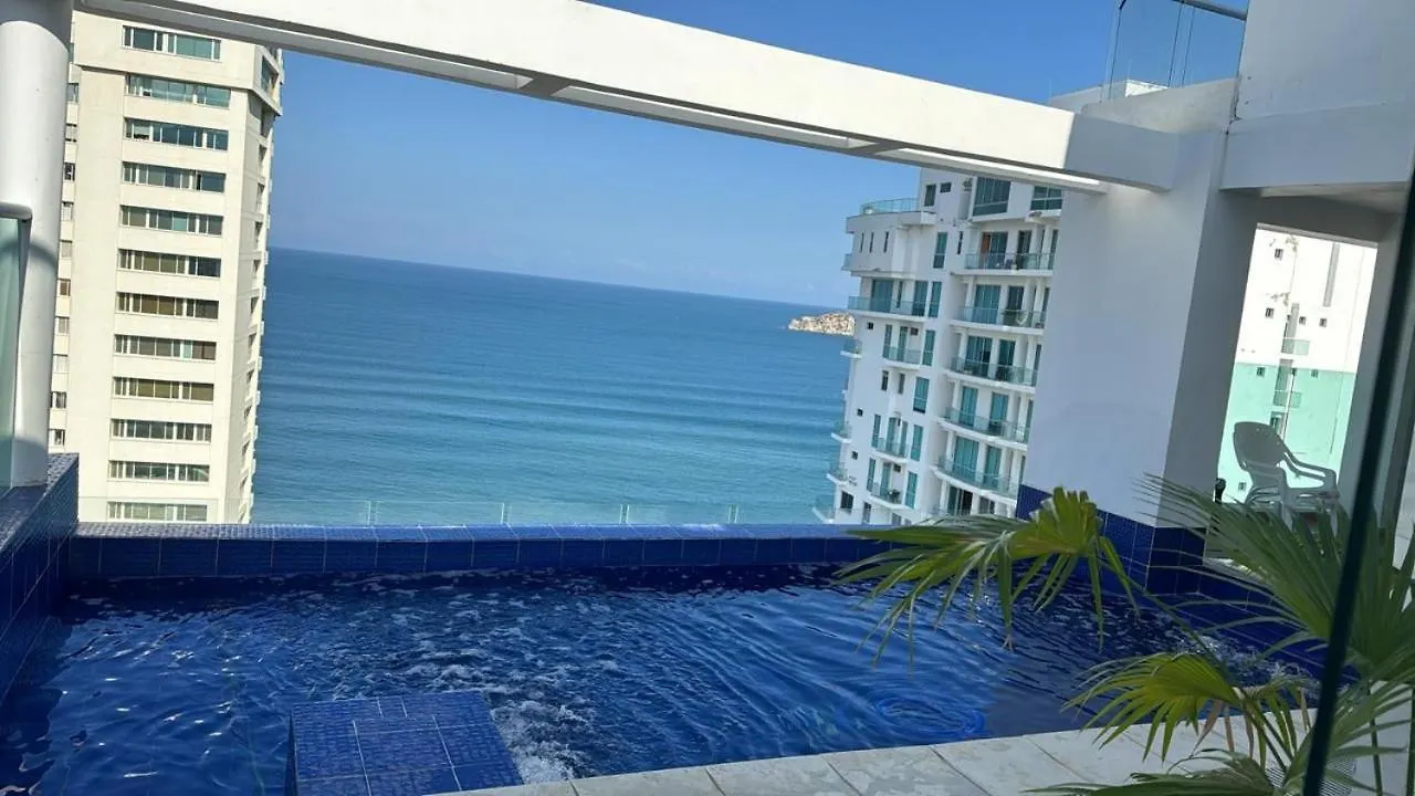 Apartaestudio Rodadero Sur Rw Tower Piscina Gaira Colombia